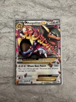 Pokemon Card - M Kangaskhan EX 79/106 Flashfire 2014 World Championships Rare - Image 1