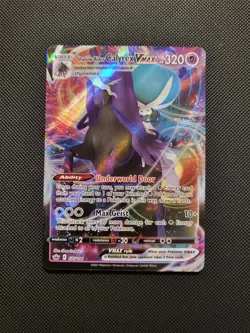 Pokemon Shadow Rider Calyrex VMAX Holo Ultra Rare Card 075/198 Chilling Reign - Image 1