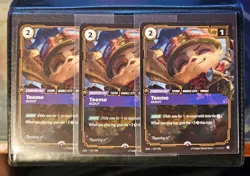 Riftbound League of Legends TCG Teemo Promo Cards x3 197/298 English NM - Image 1