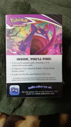 Pokemon TCG Fusion Strike Build and Battle Stadium Box Trading Cards Sealed New - Image 2