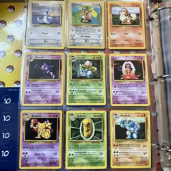 Original Pokemon 1999 /102 Complete Set With Album & Many More Cards RARE LOOK! - Image 4