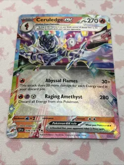 Ceruledge EX 036/191 Double Rare Pokemon TCG Card Surging Sparks - Image 1