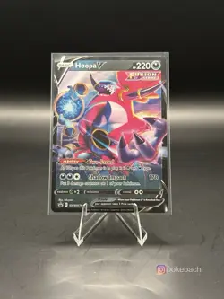 Hoopa V SWSH176 Black Star Promo Ultra Rare Holo Pokemon TCG Card NM Foil - Image 1