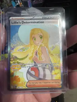 Lillie’s Determination Mega Evolutions 184/132 Full Art Pokemon Card English - Image 2