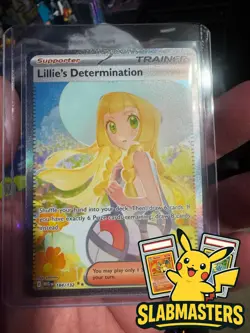Lillie’s Determination Mega Evolutions 184/132 Full Art Pokemon Card English - Image 4