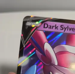 Pokemon TCG Celebrations Dark Sylveon V SWSH134 Jumbo Black Star Promo Card - Image 3