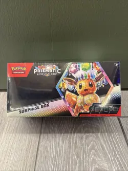 Prismatic Evolutions Surprise Box Sealed Stamped EX Promo Cards - Image 1