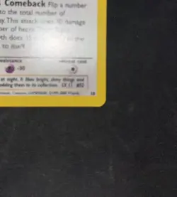 Team Rocket's Meowth 18/53 Black Star Wotc Promo Pokemon Card TCG English - Image 3