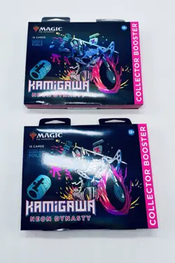 Magic The Gathering Kamigawa Neon Dynasty COLLECTOR BOOSTER Sealed 15 Card Lot 2 - Image 1