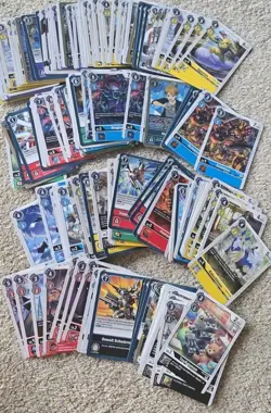 Digimon BT6 DOUBLE DIAMOND Bundle 500+ Tcg Cards (2) - Image 1