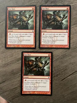 3x MTG Gut Shot New Phyrexia!! - Image 1