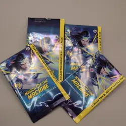 4 SAMPLE March Of The Machine Collector Booster SAMPLE Packs MTG - Image 1