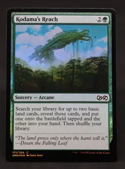 KODAMA'S REACH Foil 171/254 Common Ultimate Maters MTG - Image 1