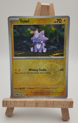 Pokemon TCG Toxel 069/182 Reverse Holo Paradox Rift - Image 1