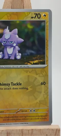 Pokemon TCG Toxel 069/182 Reverse Holo Paradox Rift - Image 3