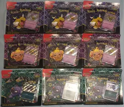 9x Pokemon Paldean Fates Tech Sticker Collection Sealed 3 Of Each Promo - TCG - Image 1