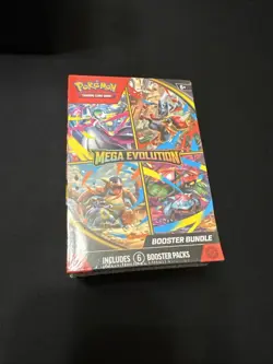 Pokemon TCG Mega Evolution Booster Bundle (6 packs) - New/Sealed - Image 1
