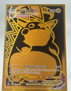 Pokemon TCG Pikachu VMAX Lost Origin TG29/TG30 Gold - Image 1