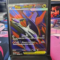 Pokemon Mega Evolution Mega Latias ex Full Art 163/132 NM- English - Image 1