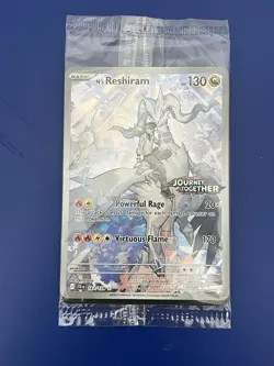 Pokemon TCG: N's Reshiram 167/159 Journey Together Stamped Promo Sealed - Image 1