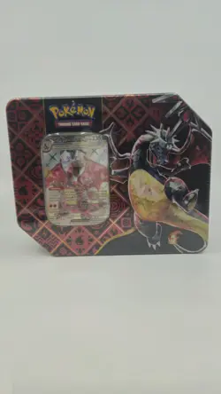 Pokemon TCG: Paldean Fates Tin - Shiny Charizard ex - New & Sealed | 5 Packs - Image 1