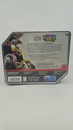 Pokemon TCG: Paldean Fates Tin - Shiny Charizard ex - New & Sealed | 5 Packs - Image 2