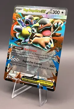 104/132 Mega Kangaskhan ex - ME01 Mega Evolution - Double Rare NM Pokemon - Image 1