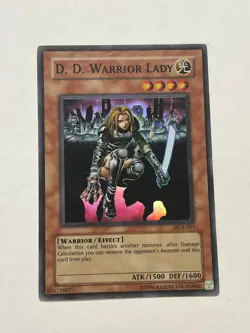 D.D. Warrior Lady - Super Rare - Dark Crisis (DCR-027) - Unlimited - Near Mint - Image 1