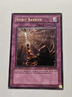 Spirit Barrier SOD-EN051 (UTR) 1st Edition Vintage Yugioh Ultimate Rare VLP - Image 1