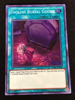 Yugioh Foolish Burial Goods DASA-EN058 Super (NM) - Image 1