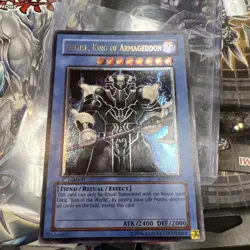 Yu-Gi-Oh! SOI-EN035 Demise, King of Armageddon Ultimate 1st - Image 1