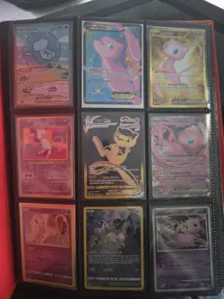 Pokemon Collection Base Charizard Bubble Mew Lugia Pikachu Card Lot Binder - Image 1