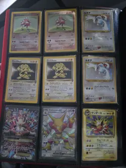 Pokemon Collection Base Charizard Bubble Mew Lugia Pikachu Card Lot Binder - Image 4