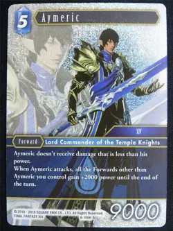 Aymeric 6-106H Foil - Final Fantasy Card #4TG - Image 1