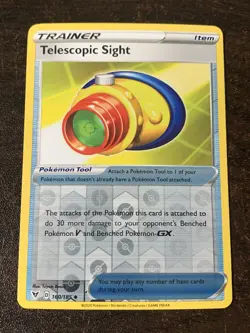 Telescopic Sight - 160/185 - Reverse Holo - Vivid Voltage - Pokemon Card - Image 1