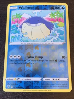 Wailmer - 031/185 - Reverse Holo - Vivid Voltage - Pokemon Card - Image 1