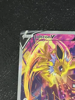 Jolteon V SWSH183 SWSH: Sword & Shield Black Star Promo Cards Holo NEAR MINT - Image 2
