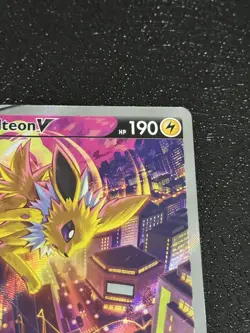 Jolteon V SWSH183 SWSH: Sword & Shield Black Star Promo Cards Holo NEAR MINT - Image 3