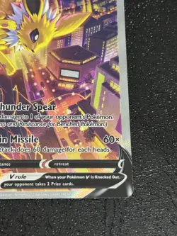 Jolteon V SWSH183 SWSH: Sword & Shield Black Star Promo Cards Holo NEAR MINT - Image 4