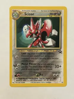 Pokemon TCG Scizor Black Star Promo Card 33 - Image 1