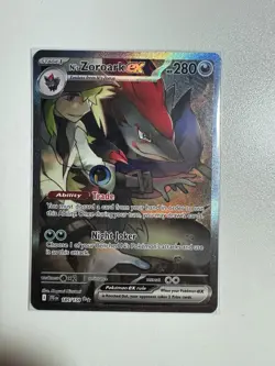 Pokemon TCG N's Zoroark EX Holo Card 185/159 Sv09: Journey Together - Image 1