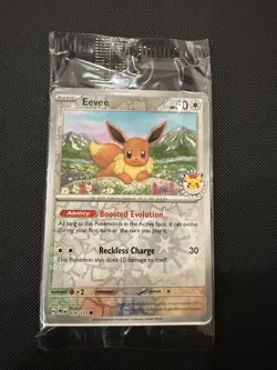 SEALED Pokemon TCG Eevee Pokemon Day 2025 Promo Card - Image 1