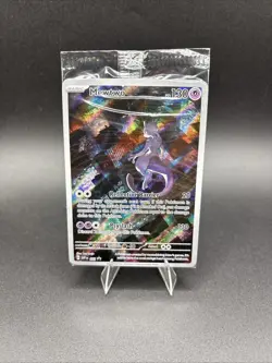 Pokemon TCG Mewtwo Scarlet and Violet 151 Black Star Promo Card 052 SEALED - Image 1