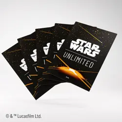 Star Wars: Unlimited Premium Art Sleeve Card Back Orange Gamegenic - Image 1