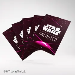Star Wars: Unlimited Premium Art Sleeve Card Back Magenta Gamegenic - Image 1