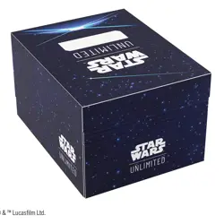 STAR WARST: UNLIMITED TWIN SUNS SOFT CRATE Card Back Blue Gamegenic - Image 1