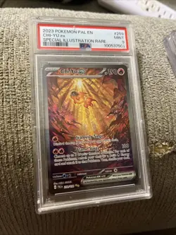 2023 Pokemon Pal en Special Illustration Rare Card 259/193 Chi-Yu EX, PSA 9 - Image 1
