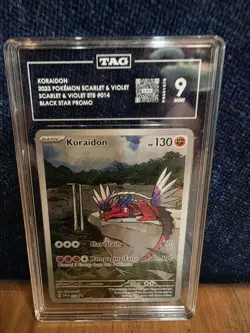Koraidon 014 Sv: Scarlet & Violet Promo Cards Holo Grade 9 TAG - Image 1