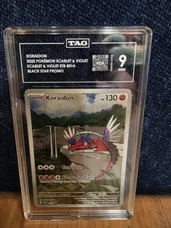 Koraidon 014 Sv: Scarlet & Violet Promo Cards Holo Grade 9 TAG - Image 3