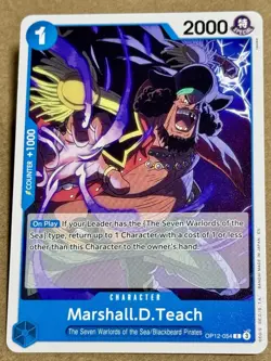 Marshall.d.Teach Zephyr Concasser One Piece Card Game Tcg Ccg Cards Lot - Image 2